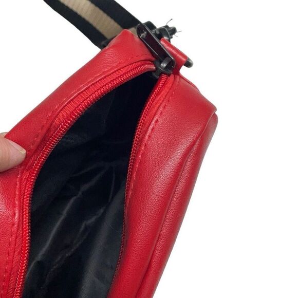 Mini Red Crossbody Exit Bag - Picture 3 of 8